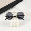 Retro Jaguar Pc Round Frame Full Frame Men'S Sunglasses