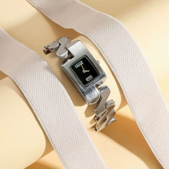 Retro Jewelry Alloy And Foot Gold Square Shaped Bracelet For Women