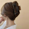 Retro Leopard Print Acrylic Handmade Female Hair Clip Shark Clip Hair Accessories Wholesale
