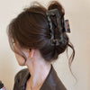 Retro Leopard Print Acrylic Handmade Female Hair Clip Shark Clip Hair Accessories Wholesale