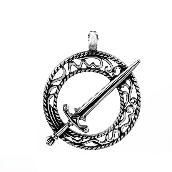 Retro Letter Tree 304 Stainless Steel Polishing Hollow Out Men'S