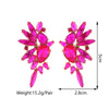 1 Pair Retro Luxurious Shiny Wings Inlay Glass Glass Ear Studs