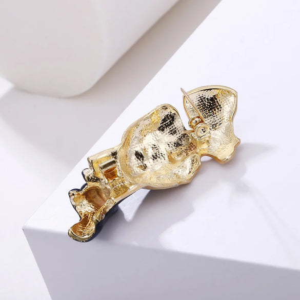 Retro Mask Alloy Stoving Varnish Women'S Brooches