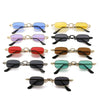 Retro Metal Small Square Sunglasses For Men And Women Personality Street Style Fashion Eyewear