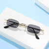 Retro Metal Small Square Sunglasses For Men And Women Personality Street Style Fashion Eyewear