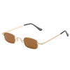 Retro Metal Small Square Sunglasses For Men And Women Personality Street Style Fashion Eyewear