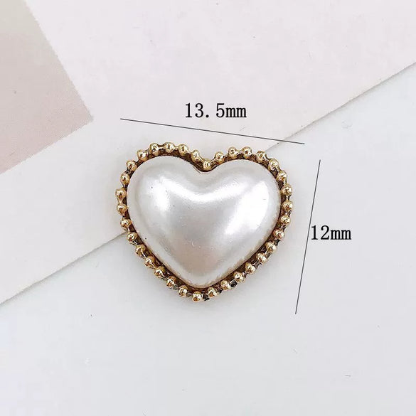 Retro Mobile Phone Case And Shoes Accessories Alloy Electroplating Pearl