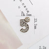 Retro Mobile Phone Case And Shoes Accessories Alloy Electroplating Pearl