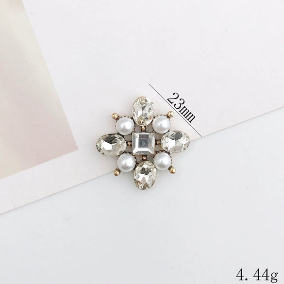 Retro Mobile Phone Case And Shoes Accessories Alloy Electroplating Pearl