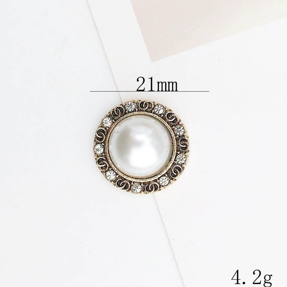 Retro Mobile Phone Case And Shoes Accessories Alloy Electroplating Pearl