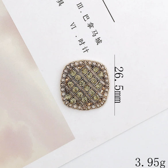 Retro Mobile Phone Case And Shoes Accessories Alloy Electroplating Pearl