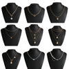 Retro Multi Layer Butterfly Geometric Pearl Diamond Necklace Set For Women Made Of Crystal And Alloy