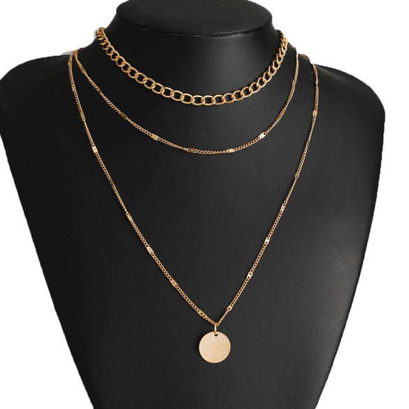 Retro Multi Layer Butterfly Geometric Pearl Diamond Necklace Set For Women Made Of Crystal And Alloy