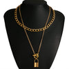 Retro Multi Layer Butterfly Geometric Pearl Diamond Necklace Set For Women Made Of Crystal And Alloy
