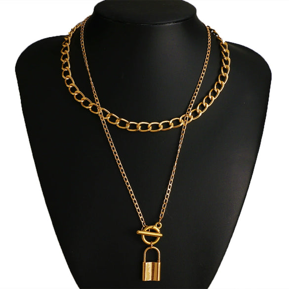 Retro Multi Layer Butterfly Geometric Pearl Diamond Necklace Set For Women Made Of Crystal And Alloy