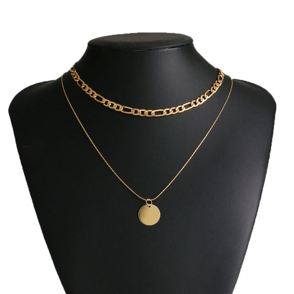 Retro Multi Layer Butterfly Geometric Pearl Diamond Necklace Set For Women Made Of Crystal And Alloy