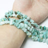 Retro Natural Agate Crystal Gravel Perforated Loose Beads For Handmade Bracelet And Necklace Diy Jewelry Making