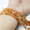 Retro Natural Agate Crystal Gravel Perforated Loose Beads For Handmade Bracelet And Necklace Diy Jewelry Making