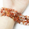 Retro Natural Agate Crystal Gravel Perforated Loose Beads For Handmade Bracelet And Necklace Diy Jewelry Making