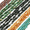 Retro Natural Agate Crystal Gravel Perforated Loose Beads For Handmade Bracelet And Necklace Diy Jewelry Making