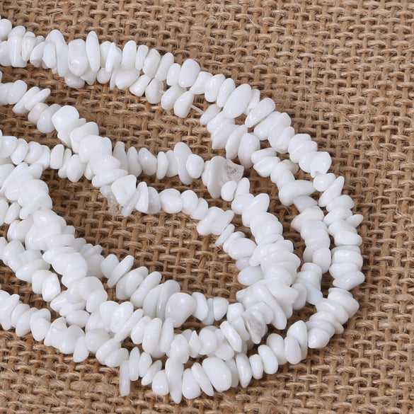 Retro Natural Agate Crystal Gravel Perforated Loose Beads For Handmade Bracelet And Necklace Diy Jewelry Making