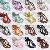 Retro Natural Agate Crystal Gravel Perforated Loose Beads For Handmade Bracelet And Necklace Diy Jewelry Making