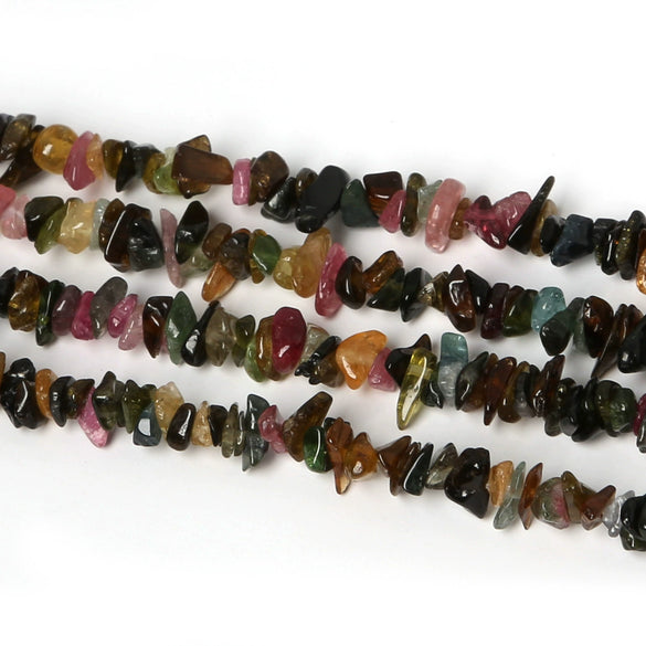 Retro Natural Agate Crystal Gravel Perforated Loose Beads For Handmade Bracelet And Necklace Diy Jewelry Making