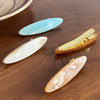 Retro Oval Duckbill Hairpin Side Clip For Women Acetic Acid Handmade Hair Accessories