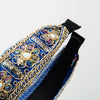 Retro Palace Style Embroidered Fabric Floral Wide Brimmed Headband For Women