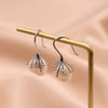 Retro Pearl Earrings 925 Silver Needle With Geometric Animal Zodiac Patterns For Girls