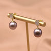 Retro Pearl Earrings 925 Silver Needle With Geometric Animal Zodiac Patterns For Girls