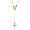 Retro Personality Explosive Women's Necklace Pendant With Notre Dame Cross Lip Chain Stainless Steel 18K Gold Plated Geometric Pattern