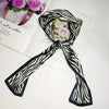 Retro Plaid Ribbon Hair Scarf Tie Long Hair Band Fashion Hair Accessory For Women