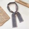 Retro Plaid Ribbon Hair Scarf Tie Long Hair Band Fashion Hair Accessory For Women