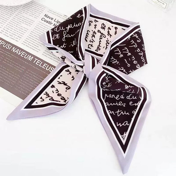 Retro Plaid Ribbon Hair Scarf Tie Long Hair Band Fashion Hair Accessory For Women