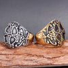 Retro Polished Stainless Steel Skull Ring For Unisex Gothic Fashion Statement Jewelry