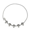 Retro Punk Metal Mushroom Crescent Heartshaped Waist Chain Body Chain For Female