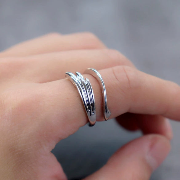 Retro Punk Opening Adjustable All Match Ring For Men And Women