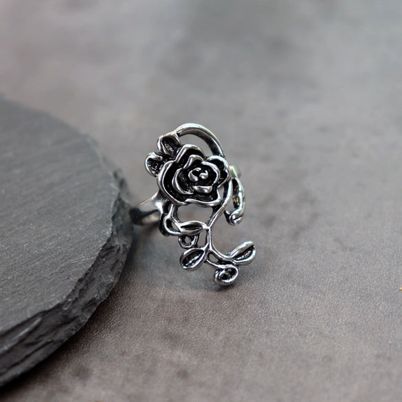 Retro Punk Opening Adjustable All Match Ring For Men And Women