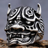 Retro Punk Skull 304 Stainless Steel Halloween Men'S Rings