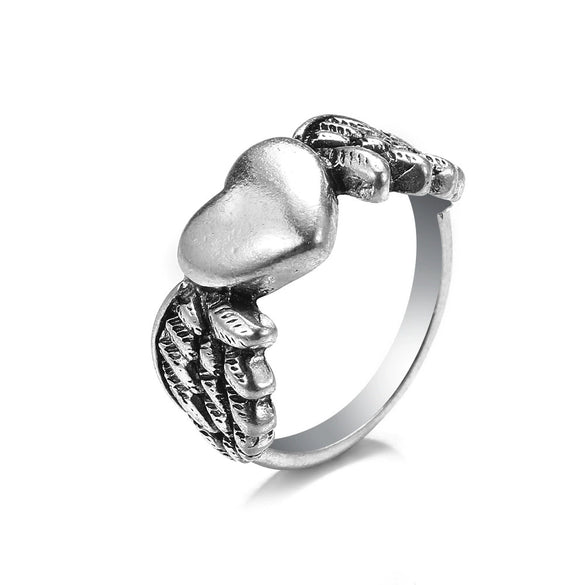 Retro Punk Style Alloy Cast Ring