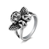 Retro Punk Style Alloy Cast Ring