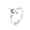 Retro Punk Style Alloy Cast Ring