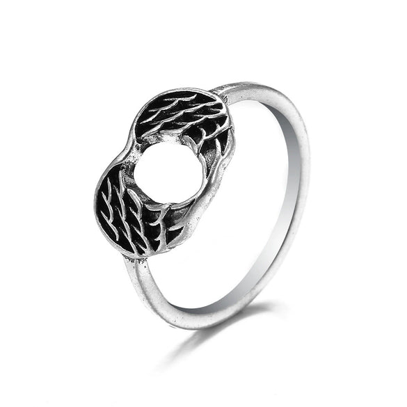 Retro Punk Style Alloy Cast Ring