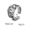 Retro Punk Style Alloy Cast Ring