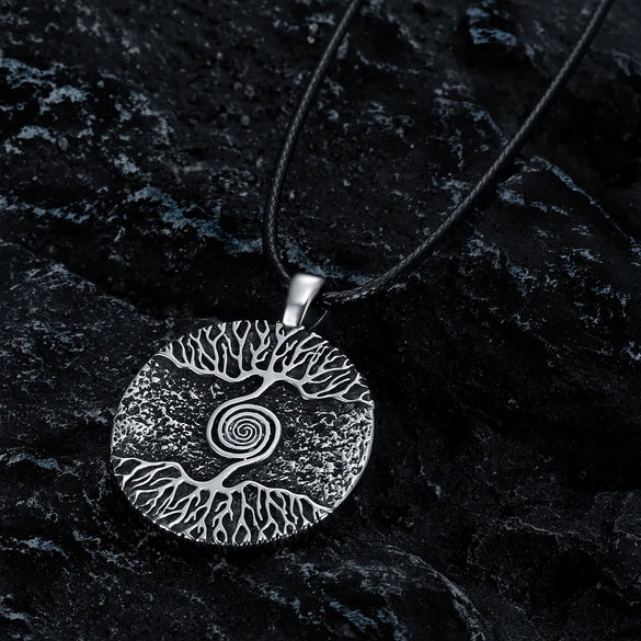 Retro Punk Tree 304 Stainless Steel Polishing Men'S