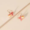 Retro Resin Koi Fish Earrings Elegant Animal Design Simple Creative Fashion Earrings For Women
