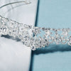 Retro Rhinestone Drop Shape Bridal Crown Electroplated Minimalist Party Headdress For Women Wedding And Birthday Gift Accessory