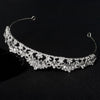 Retro Rhinestone Drop Shape Bridal Crown Electroplated Minimalist Party Headdress For Women Wedding And Birthday Gift Accessory