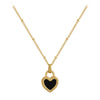 Retro Round Titanium Steel Plating 18k Gold Plated Earrings Necklace